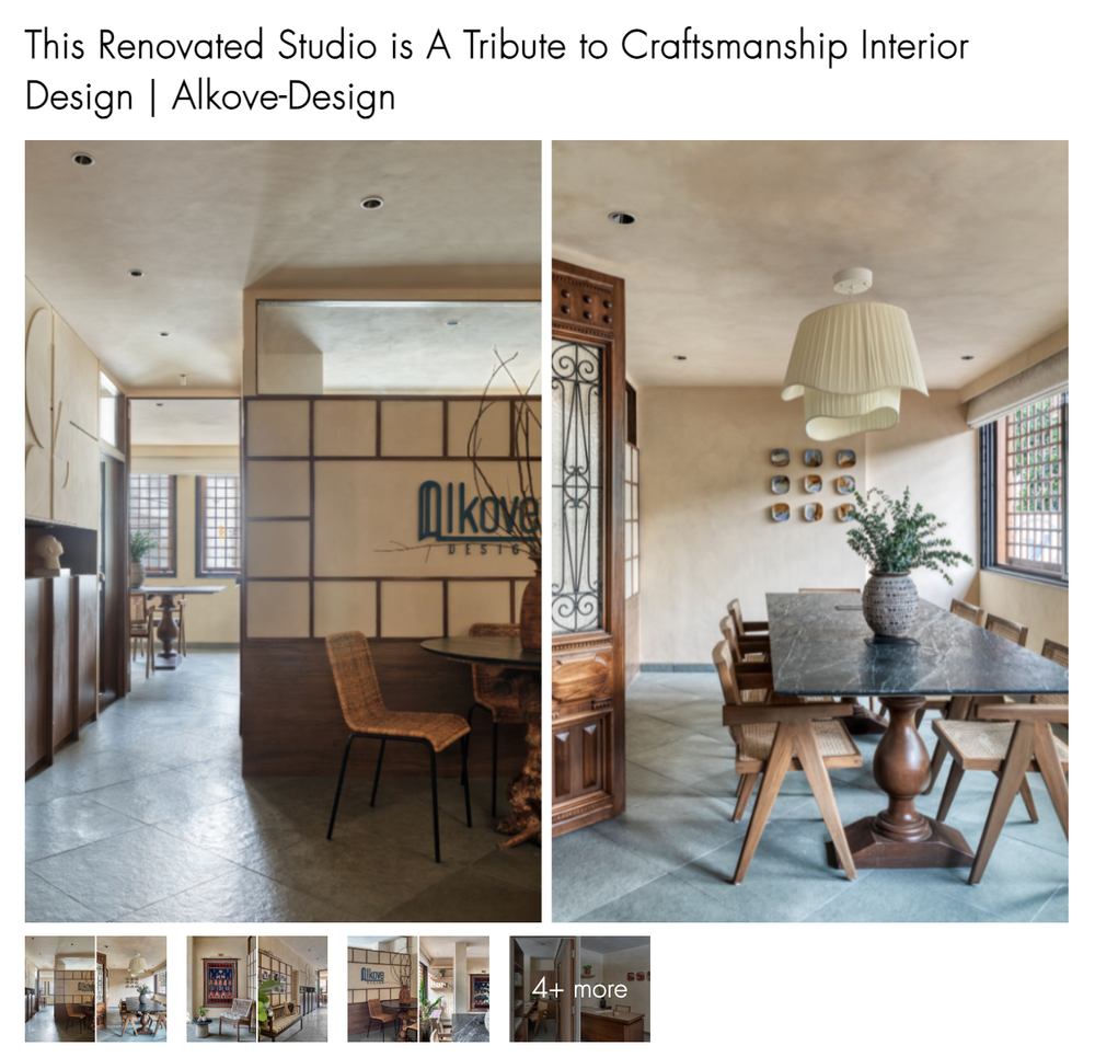 The Architect's Diary — This Renovated Studio is A Tribute to Craftsmanship Interior Design
